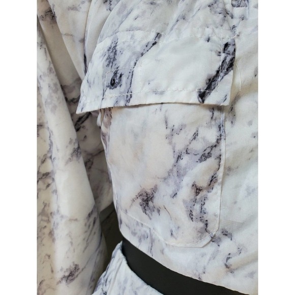 Love Love Love Women's White Polyester Long Sleeve Top & Pant 2 Pc's Medium - Picture 4 of 15